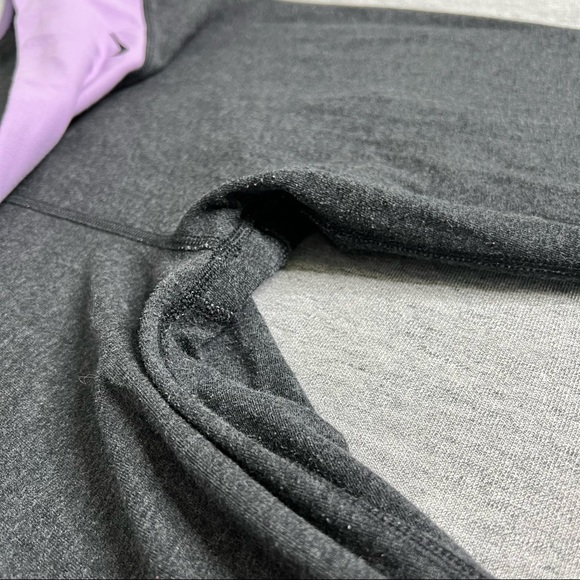 Nike Dri-Fit Grey & Purple Women’s Leggings Size XL - Picture 3 of 10
